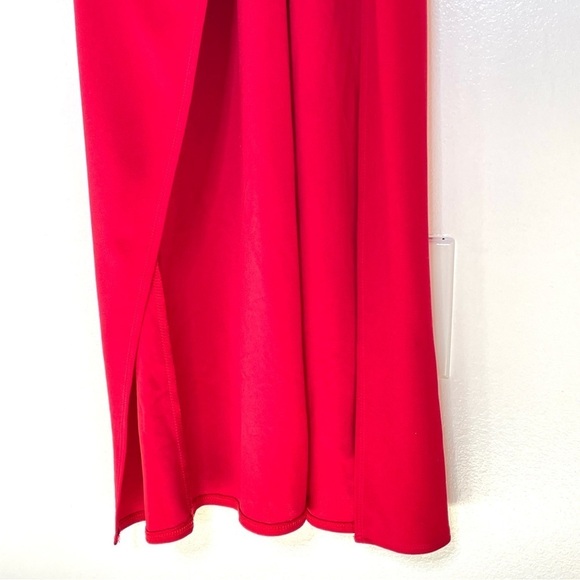 Windsor Sasha Formal High Slit Wrap Dress Spaghetti Straps Gown Dress Sz M - Picture 6 of 8